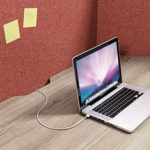 Modern Convertible 4-Person Modular Office <b>Partition</b> Workstation Desk with Honeycomb Screen - Product Image 4