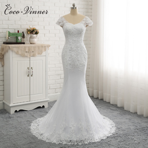New Sexy Wedding Gown Bride Vestido De Noiva <b>White</b> Backless <b>Lace</b> Wedding Dress - Product Image 3