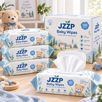 120 lingettes humides jetables multi-usages pour bébé, sans parfum, biologiques, pour les soins du bébé à domicile, approvisionnement en vrac