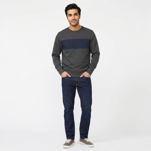 Sweat-shirt à capuche pour homme en coton 100% avec logo personnalisé sur le devant, coupe classique, respirant, séchage rapide, style vintage, service OEM - Product Image 1