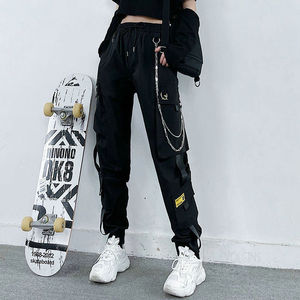 <span class=keywords><strong>Pantaloni</strong></span> <span class=keywords><strong>Cargo</strong></span> Streetwear <span class=keywords><strong>pantaloni</strong></span> Casual da donna <span class=keywords><strong>pantaloni</strong></span> larghi neri a vita alta <span class=keywords><strong>pantaloni</strong></span> <span class=keywords><strong>femminili</strong></span> stile coreano <span class=keywords><strong>pantaloni</strong></span> da donna Dropshipping - Product Image 6