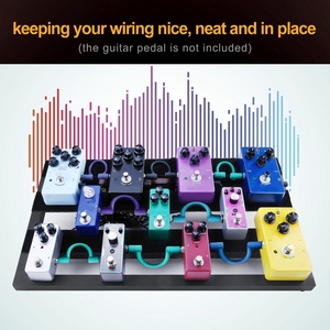 <span class=keywords><strong>Pedaliera</strong></span> grande effetto <span class=keywords><strong>chitarra</strong></span> con <span class=keywords><strong>pedaliera</strong></span> per borsa da trasporto Capo 4 pz picconi nastri di fissaggio - Product Image 5