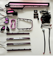 Kit de Iluminación Ambiental RGB Dinámica para el Interior Completo del Honda CR-V 2023-2025, Luz Fluida, Control por Aplicación, Mejora del Interior del Automóvil