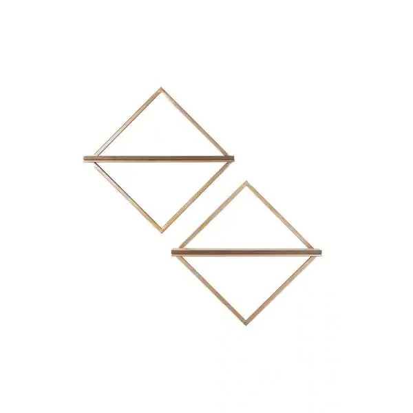 Деревянная и металлическая плавающая настенная полка для хранения, настенный стеллаж для хранения, Органайзер