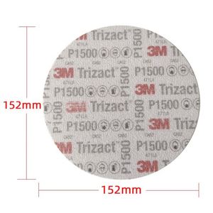Disco <span class=keywords><strong>de</strong></span> Pulido Transparente <span class=keywords><strong>3M</strong></span> Trizact 02088, Esponja <span class=keywords><strong>de</strong></span> Lijado con Flocado, 6 Pulgadas, Autoadhesivo, Grano <span class=keywords><strong>1500</strong></span>, Papel <span class=keywords><strong>de</strong></span> <span class=keywords><strong>Lija</strong></span> para Lijado en Seco y con <span class=keywords><strong>Agua</strong></span> - Product Image 6