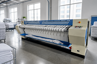 Machine à repasser et à plier les draps de lit de blanchisserie industrielle de 3300mm