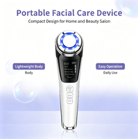 Masseur facial galvanique portatif, appareil de soin de la peau ionique portable, instrument de beauté à domicile, possibilité de personnaliser le logo