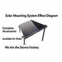 Support de montage photovoltaïque solaire en acier en forme de C, galvanisé à chaud, zinc-aluminium-magnésium, poutre 41x41x2.0mm 2mm