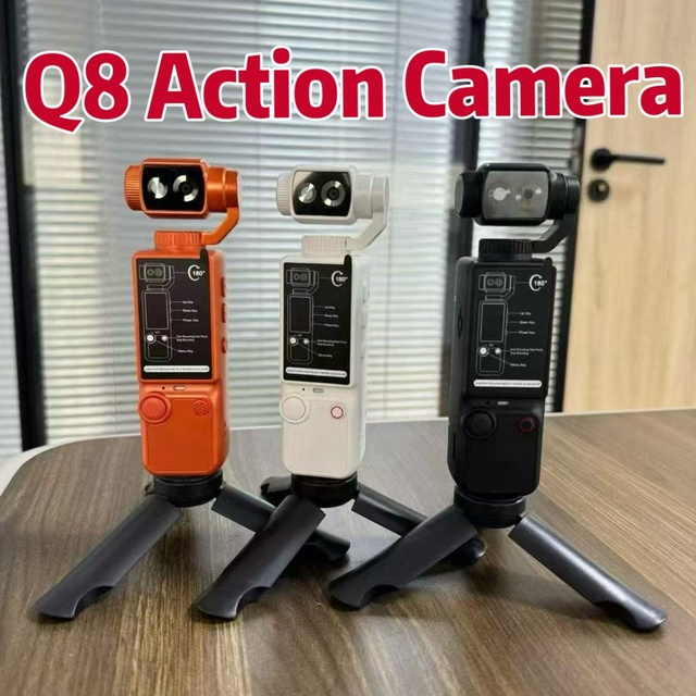 2026 New Arrival Top Selling Q8 Portable Vlog Camera 500W Pixel 2000mAh Battery for Daily Vlogging & Outdoor Activities