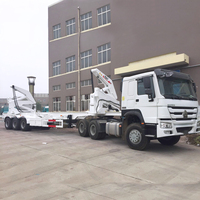 Remorque de camion à chargement latéral de 20 pieds, 40 pieds, 37 tonnes, à chargement latéral, pour le transport de conteneurs, à vendre