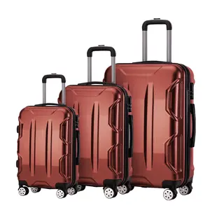 DIZHEN High Quality costom Products Suitcase ABS+PC Material Carry-on Luggage Trolley Travel Bag