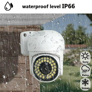 Système de caméra POE 4CH, couleur intégrale, audio bidirectionnel, détection humaine, kit de caméra IP PTZ POE CCTV pour la sécurité à domicile, intérieur et extérieur - Product Image 6