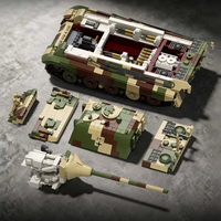 Kit de construction militaire à l'échelle 1:35 du chasseur de chars allemand Sd Kfz 186 Jagdtiger 201 de la Seconde Guerre mondiale, pour les amateurs adultes.