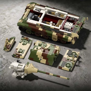 Kit de construction militaire à l'échelle 1:35 du chasseur de chars <span class=keywords><strong>allemand</strong></span> Sd Kfz 186 Jagdtiger 201 de la Seconde Guerre mondiale, pour les amateurs adultes. - Product Image 4