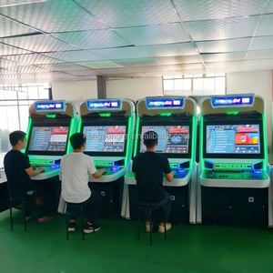 เครื่องเกมต่อสู้อาร์เคดแบบหยอดเหรียญ 2 ผู้เล่น ขนาด 32 นิ้ว สำหรับอุปกรณ์ความบันเทิงวิดีโอชกมวย - Product Image 6