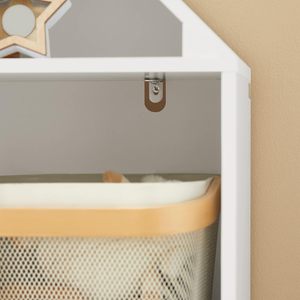 Meubles Montessori en bois pour enfants, forme de maison, étagère à livres en bois, rangement pour les chambres d'enfants, étagère de présentation, organisateur, support - Product Image 3