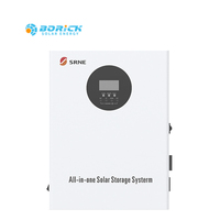 Sistem Penyimpanan Energi Surya All-in-one SRNE 1kWh Baterai LiFePO4 12.8V 100Ah dengan Pengontrol MPPT dan Inverter Gelombang Sinus Murni 6000 Siklus