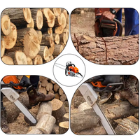 Tronçonneuse à essence 72cc 380 381 382 avec moteur à couple élevé pour la coupe d'arbres et le sciage du bois