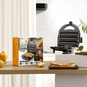 Appareil à hot-dog DSP Hot Pick 750W <span class=keywords><strong>Pro</strong></span> avec 3 plaques antiadhésives et contrôle automatique de la température-Machine à maïs commerciale (base antidérapante) - Product Image 6