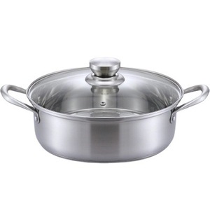 Casserole en acier inoxydable 304 4,1L-6L avec couvercle compatible induction pour usage domestique - Product Image 5