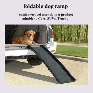 Online Bestseller Produkte Faltbare Hunde leiter Faltbare Rampe Hunde treppe für Auto <span class=keywords><strong>SUV</strong></span> Neues Design in China - Product Image 2