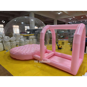 Dôme à bulles gonflable transparent avec tunnel, maison à bulles pour fête, <span class=keywords><strong>tente</strong></span> dôme à bulles, maison à bulles en <span class=keywords><strong>cristal</strong></span>, fosse à balles pour événement - Product Image 1