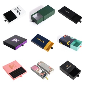 Heißer Verkauf: Maßgefertigte Geschenkbox mit Geprägtem Logo für Halsketten, Uhren und Schmuck - Luxuriöse Karton-Schubladenbox mit Band - Product Image 6