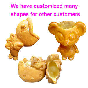 Machine de cuisine de rue coréenne 6 pièces personnalisation de motif de poisson à bouche ouverte gaufres faisant la machine envie par CNC - Product Image 4