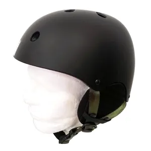 Penutup Helm Ski Bantalan Telinga Dagu Desain Kustom Nyaman