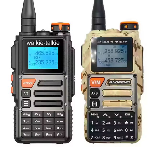 Baofeng UV-K69 5W Camo AM Aviation Multi Band FM Radio Wireless Frequency 50-600MHz Full Band Receiving Walkie Talkie