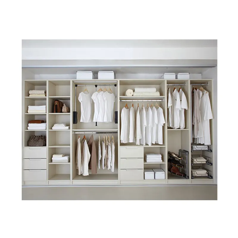 Barato armario de madera del armario del dormitorio gabinetes de armario de diseñador almirah armario