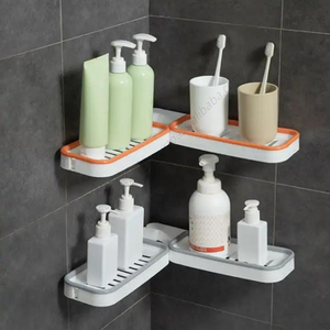 Venta al por mayor: Estante de esquina plegable de alta calidad para baño, con drenaje, para lavado de manos - Product Image 6