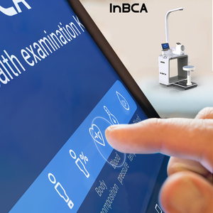 Medical Diagnostic Equipment Smart Health Checkup Kiosk <strong>200kg</strong> Steel <strong>Weighing</strong> <strong>Scale</strong> 10.1" OEM/ODM Customizable for Pharmacy Use - Product Image 4