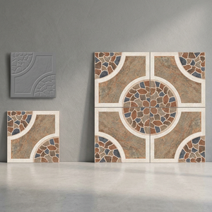Carreaux de parking en porcelaine émaillée numérique mate rustique antidérapants pour extérieur, qualité export, 9 mm, gaufrés, 40x40 cm - Product Image 3