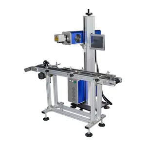 Multifunktion ale Handy-Ersatzteile 30W Co2 Flying Laser Marking Machine für die Massen produktion von Montagelinien