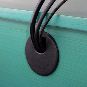 ABS Nhựa Dây Cáp Grommet 1-1/2 2.5 2 Inch Màu Đen Trắng Quản Lý Cáp Gasket Trong Bàn Bảng Lỗ Bìa Dây Vượt Qua Tổ Chức - Product Image 6