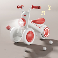 Vélo d'équilibre à quatre roues pour tout-petits, premier vélo d'apprentissage pour enfants, mini-vélo à pousser pour bébés, jouet à roulettes pour jouer à la maison