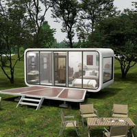 Nouveau design détachable cabine Apple modulaire pliable Mini maison petite maison cabine Apple Restaurant maison préfabriquée