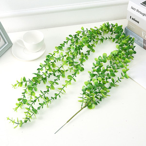 Thousand Couples Artificial Eucalyptus <b>Wall</b> Hanging 1.2M Plastic Green <b>Leaves</b> Home Wedding <b>Decoration</b> - Product Image 1