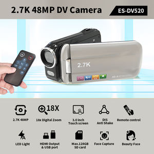 Cámara DV de grabación portátil de 2,7 K, videocámara profesional CMOS de 8MP, oro negro para principiantes, Vlogging - Product Image 2