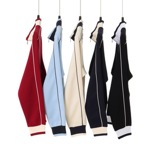 Produttori di abbigliamento personalizzato 380G collo stanup <span class=keywords><strong>uomo</strong></span> doppia cerniera felpa autunno e inverno coppia Cardigan Casual giacca - Product Image 3
