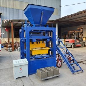 4-26 Fast Production Hopper Type Brick Forming Machine, <strong>Cement</strong> Hollow Paver Block Equipment for Road Edging - Product Image 2