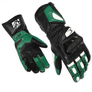 Guantes de Motociclismo de Carreras de Alta Calidad, Completos, Personalizados, Impermeables, de Cuero, con Pantalla Táctil, Transpirables, con Logotipo, para Deportes - Product Image 1