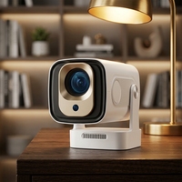 Projecteur intelligent à courte focale JUNUO HY260 PRO 0.8:1 1080P 200 ANSI LED Android 14 LCD avec autofocus, cinéma maison portable, WiFi 6, BT 5.4