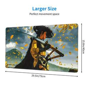 Alfombrilla <span class=keywords><strong>de</strong></span> ratón antideslizante para juegos <span class=keywords><strong>de</strong></span> velocidad extendida <span class=keywords><strong>de</strong></span> marca XYDAN, alfombrilla <span class=keywords><strong>de</strong></span> teclado con Base <span class=keywords><strong>de</strong></span> goma cosida para jugadores - Product Image 2