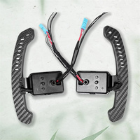 Pour BMW 3 4 5 Série 6 Série 7 Série X3 X4 X5 X6 X7 LED Palettes de changement de vitesse magnétiques en fibre de carbone Accessoires de volant de voiture