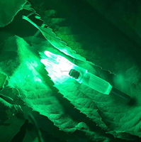 Embouts lumineux promotionnels HT pour flèches .204"/.233"/.244"/.246" avec interrupteur marche/arrêt, lot de 12 avec bagues H, S, GT