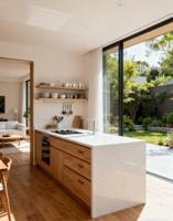 Ensemble de cuisine modulaire personnalisé, design moderne, plan de travail en marbre, armoires de cuisine en MDF, prêt à assembler, pour usage en centre commercial et en villa