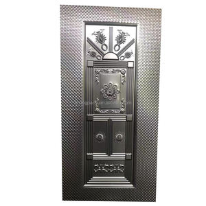 Peau de porte en tôle d'acier galvanisée en relief - Product Image 3