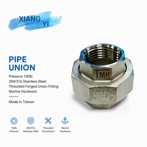 Nuevo Conector de Tubería Roscado Forjado de Acero Inoxidable 304/316 TMH de 150 lb para Uso Marino, Fabricado en Taiwán - Product Image 1